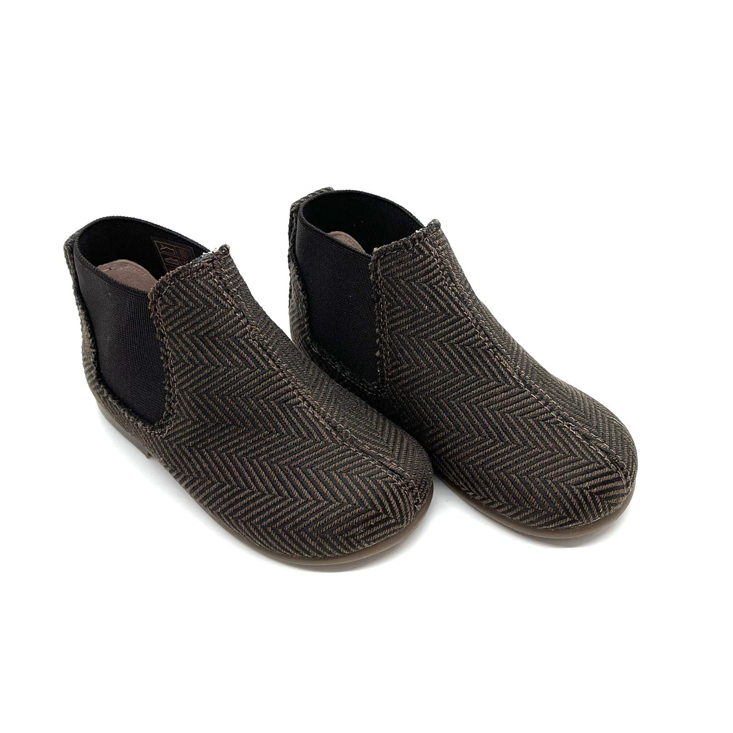 Bootie - Brown Herringbone